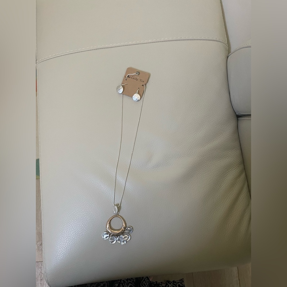 Lucky You necklace and earring set